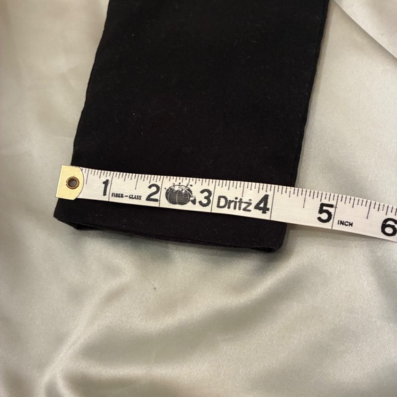 Elle Askari Black High Waist Back Zip Cigarette Rayon Pant Size S Fits Lk XS EUC - Picture 9 of 9